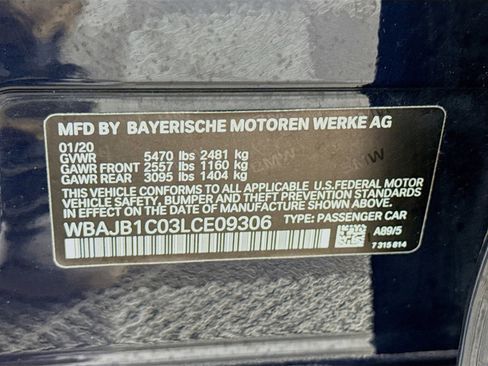 Used 2020 BMW 530e xDrive image 33