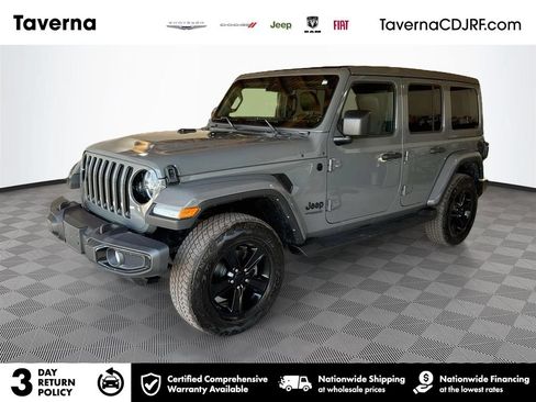 Used 2022 Jeep Wrangler Unlimited Sahara AWD/4WD image 1