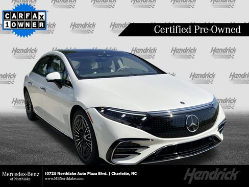 Used 2022 Mercedes-Benz EQS 580 4MATIC Sedan image 1