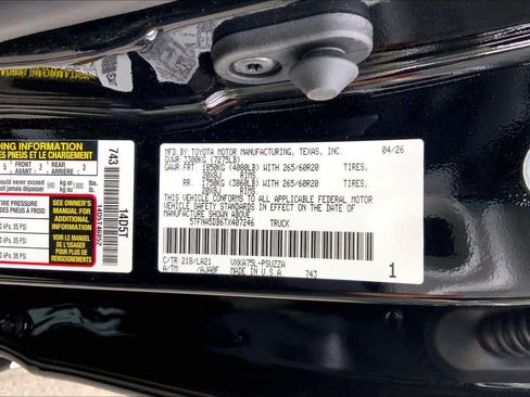 New 2026 Toyota Tundra Platinum AWD/4WD image 22