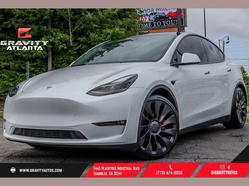 Used 2024 Tesla Model Y Performance AWD/4WD image 1