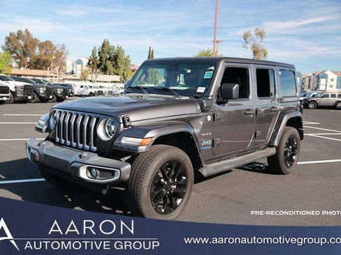 Used 2021 Jeep Wrangler Unlimited Sahara w/ Cold Weather Group image 1