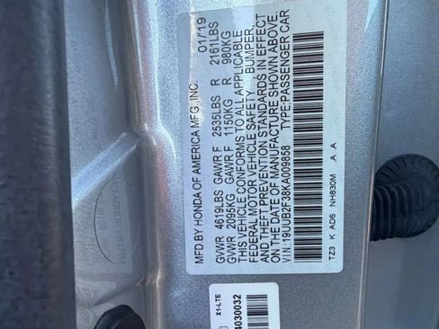 Used 2019 Acura TLX 3.5 Sedan 4D image 32