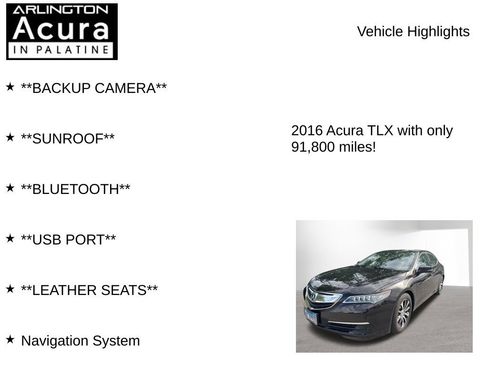 Used 2016 Acura TLX w/ Technology Package FWD image 7
