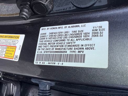 Used 2021 Honda Passport EX-L image 37