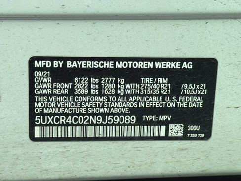Used 2022 BMW X5 sDrive40i w/ Premium Package RWD image 33