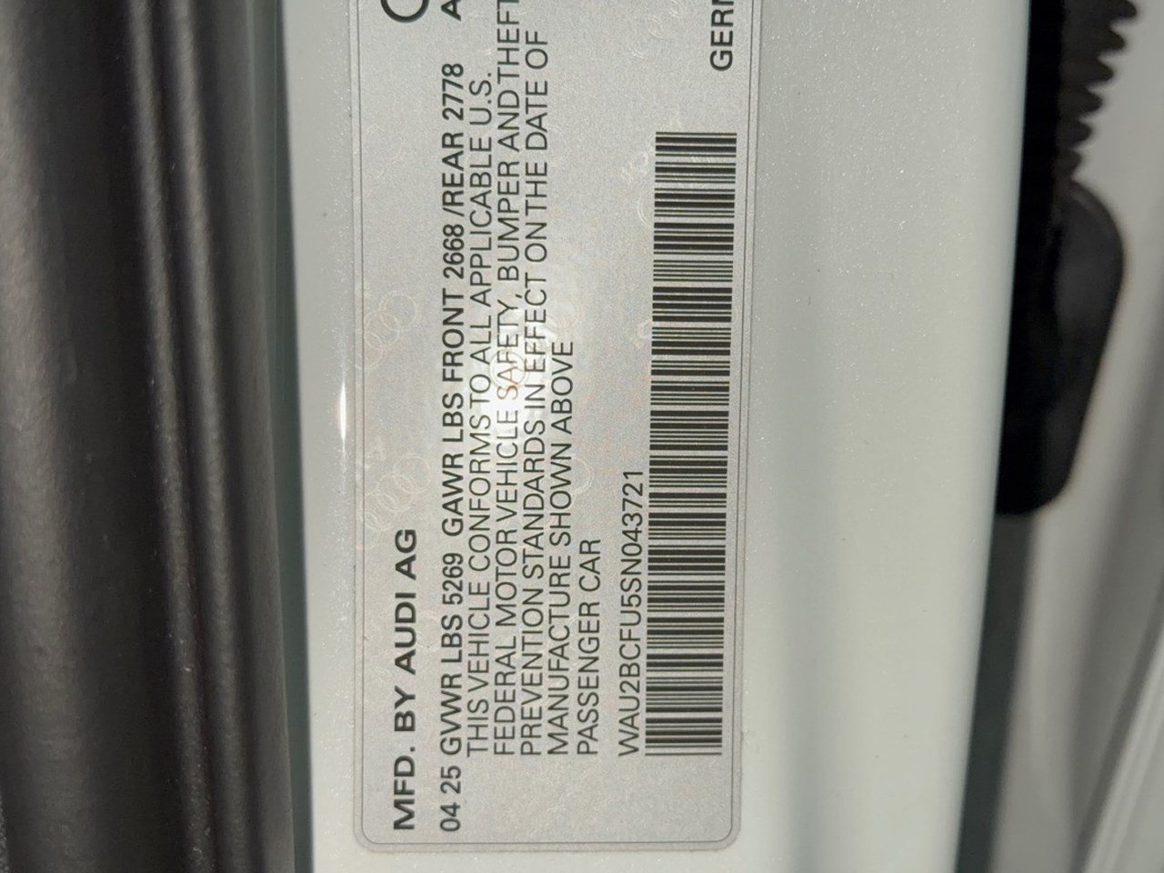 Used 2025 Audi A5 Premium Plus w/ Premium Plus AWD/4WD image 31