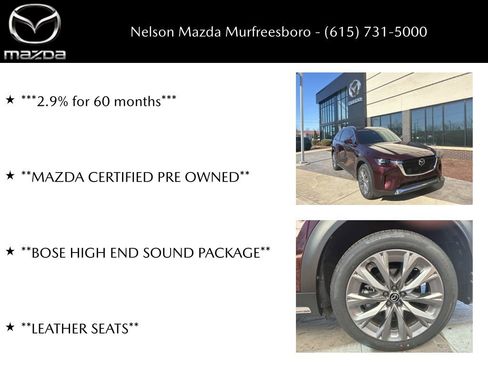 Certified 2024 MAZDA CX-90 3.3 Turbo w/ Premium Plus Pkg image 31