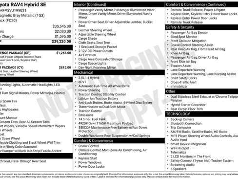 Used 2025 Toyota RAV4 SE w/ Convenience Package AWD/4WD image 32