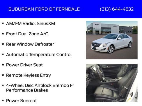 Used 2015 Cadillac ATS 2.0T AWD Sedan image 13