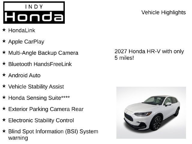 New 2027 Honda HR-V EX-L image 7