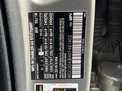 Certified 2019 Mercedes-Benz GLC 300 image 10