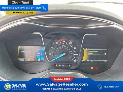 Used 2017 Ford Fusion SE w/ Fusion SE Technology Package image 12