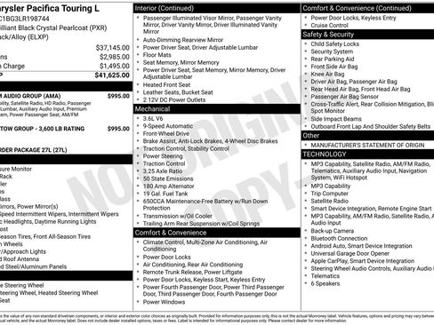 Used 2020 Chrysler Pacifica Touring-L FWD image 20