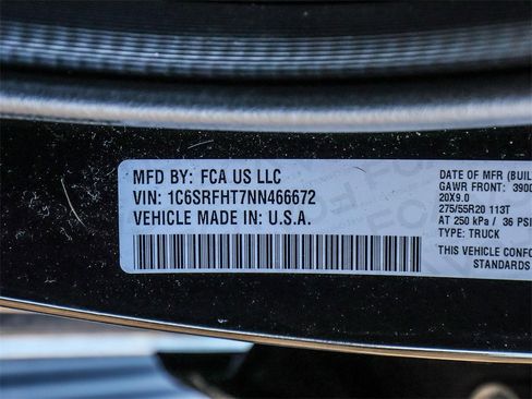 Used 2022 RAM 1500 Limited w/ Body Color Bumper Group image 38