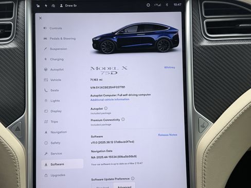 Used 2017 Tesla Model X 75D image 75