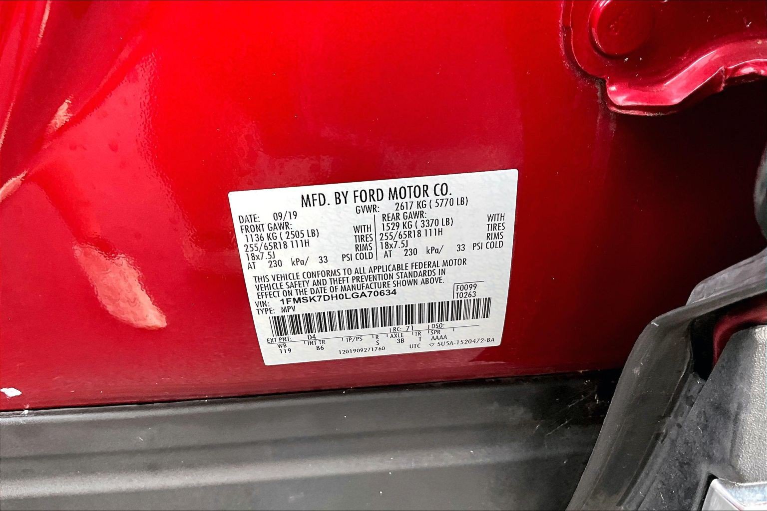 Used 2020 Ford Explorer XLT RWD image 5