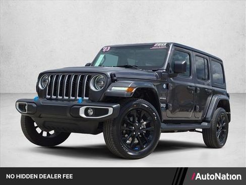 Used 2023 Jeep Wrangler Unlimited Sahara w/ Cold Weather Group AWD/4WD image 1