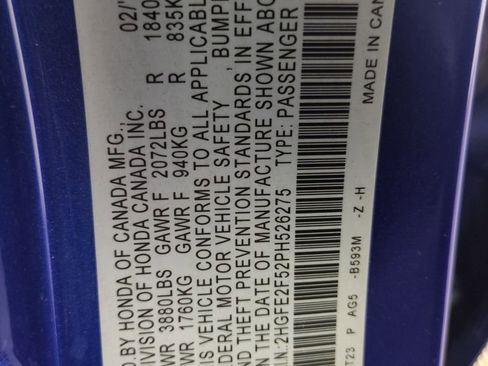 Certified 2023 Honda Civic Sport image 32