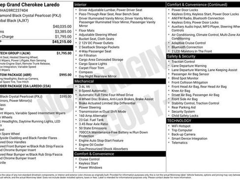 Used 2024 Jeep Grand Cherokee Laredo w/ Luxury Tech Group I image 34