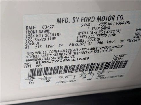 Used 2022 Lincoln Aviator Reserve w/ Class IV Trailer Tow Package image 27