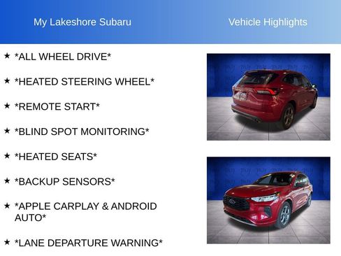 Used 2023 Ford Escape ST-Line w/ Tech Pack #1 image 9