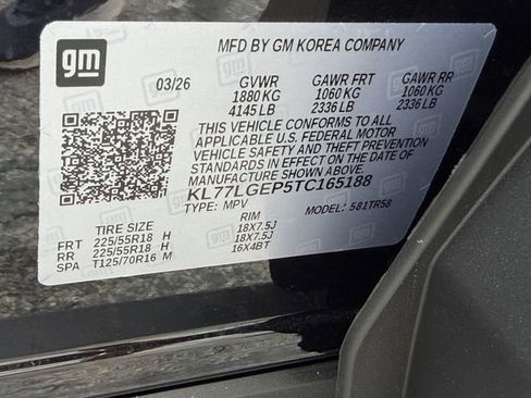 New 2026 Chevrolet Trax RS FWD image 20
