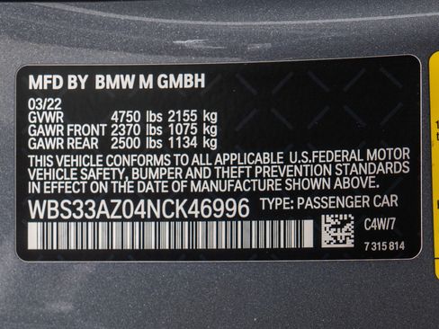 Used 2022 BMW M4 Competition w/ Executive Package RWD image 20