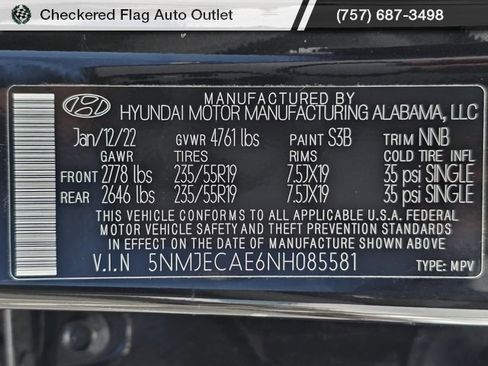 Used 2022 Hyundai Tucson Limited image 52