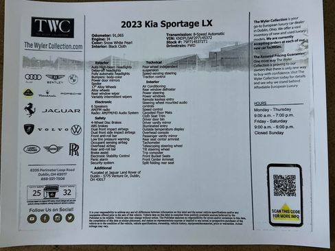 Used 2023 Kia Sportage LX FWD image 43