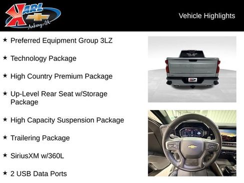 Used 2024 Chevrolet Silverado 1500 High Country w/ High Country Premium Package image 2