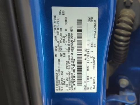 Used 2021 Ford Ranger XLT w/ Equipment Group 301A Mid image 30