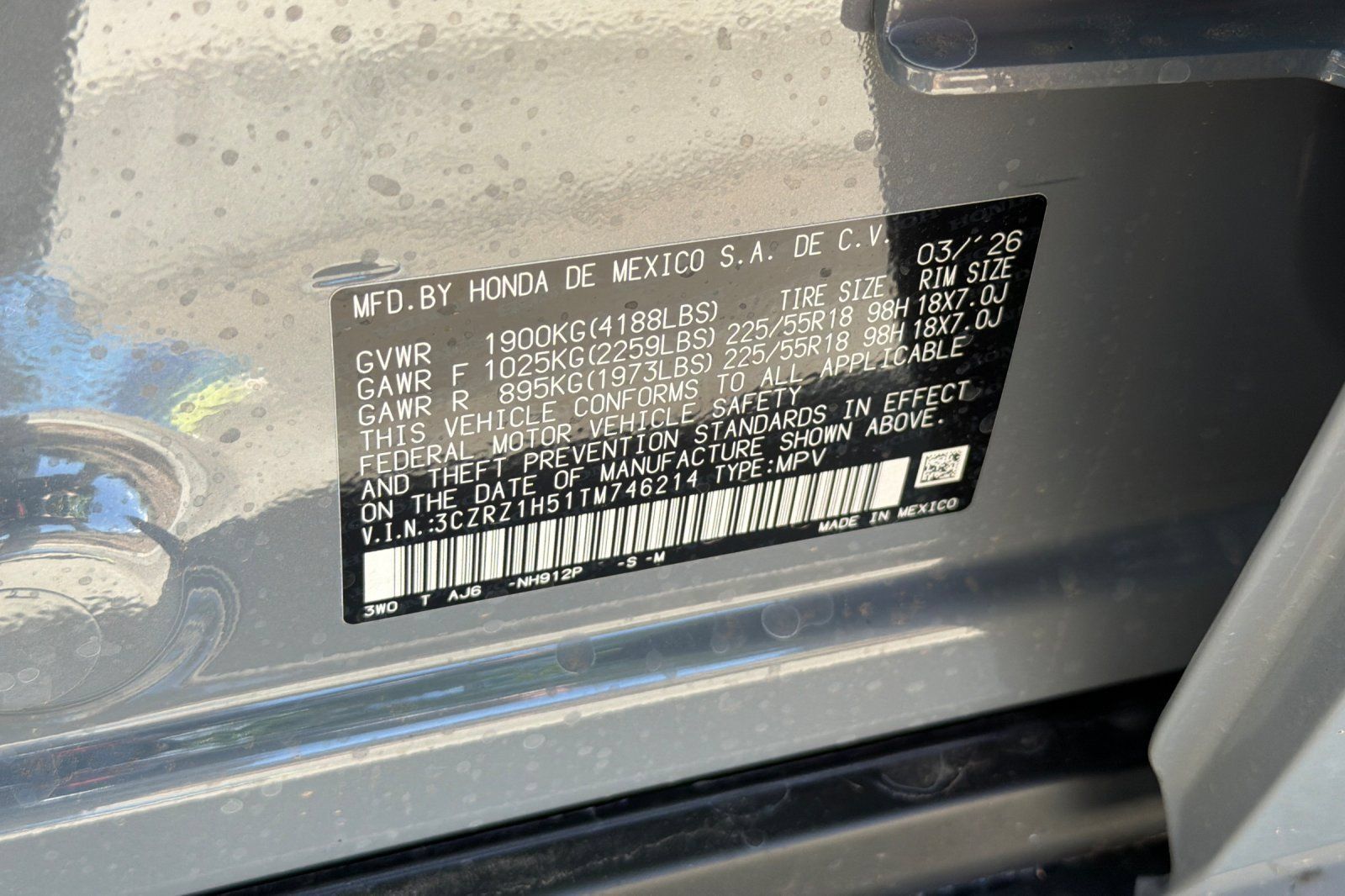 Used 2026 Honda HR-V Sport image 33