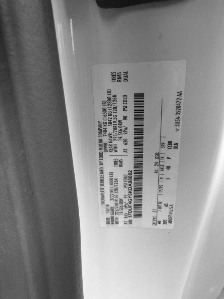 Used 2019 Ford F450 XL w/ XL Value Package RWD image 40