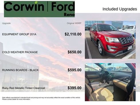 Used 2017 Ford Explorer XLT w/ Equipment Group 201A image 8