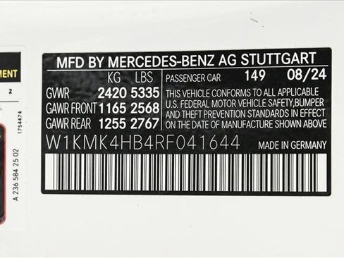 Certified 2024 Mercedes-Benz CLE 300 4MATIC Cabriolet image 26