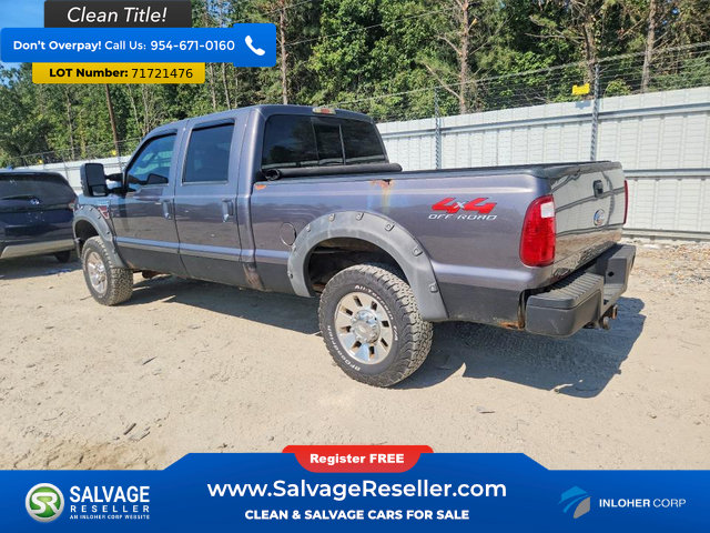 Used 2008 Ford F250 4x4 Crew Cab Super Duty image 3