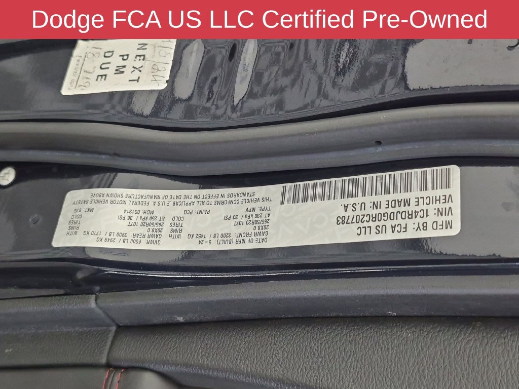 Certified 2024 Dodge Durango GT AWD/4WD image 43