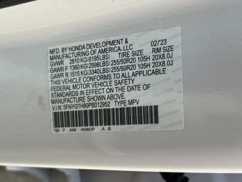 Used 2023 Honda Pilot Elite image 48