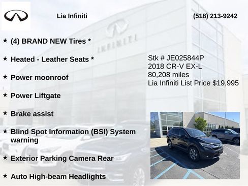 Used 2018 Honda CR-V EX-L image 10