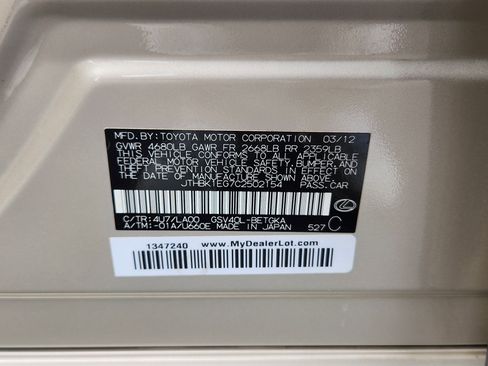 Used 2012 Lexus ES 350 350 image 22