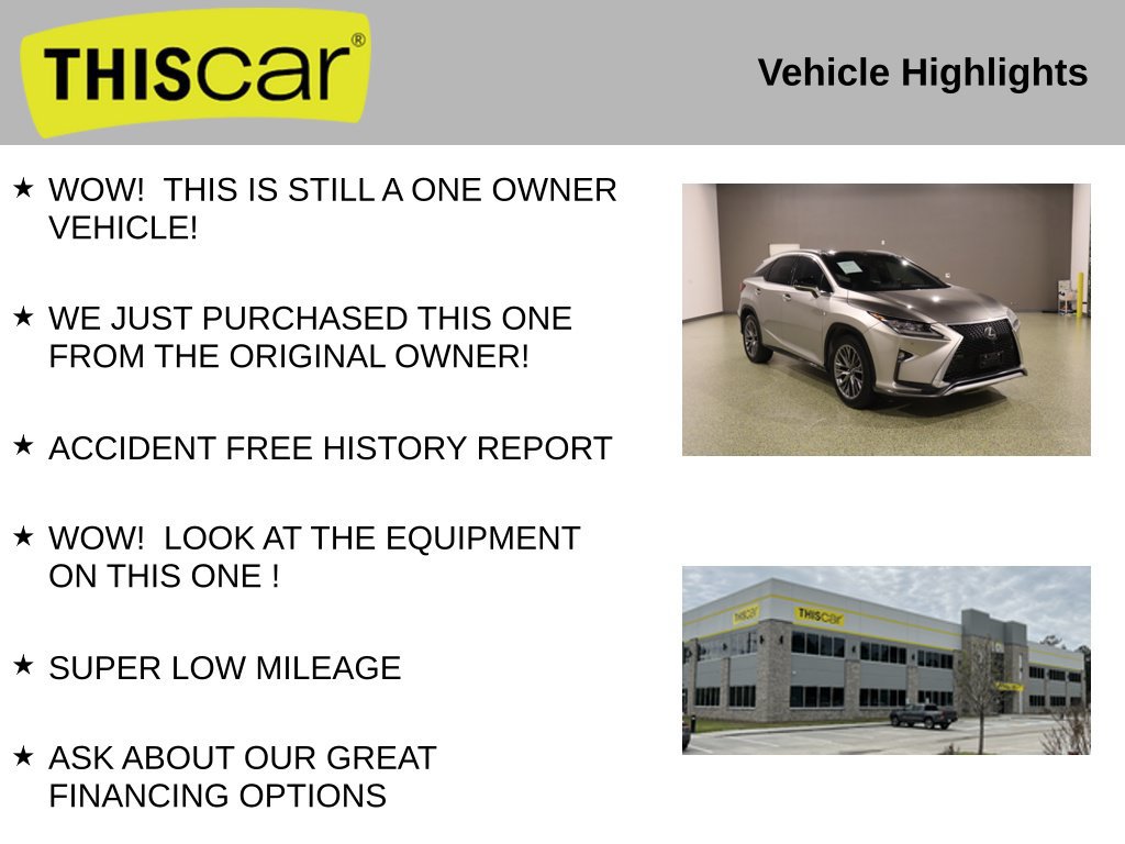 Used 2019 Lexus RX 350 F Sport w/ Navigation Package AWD/4WD image 12