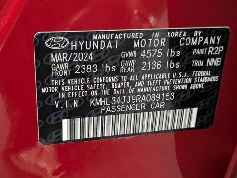 Certified 2024 Hyundai Sonata SEL FWD image 46
