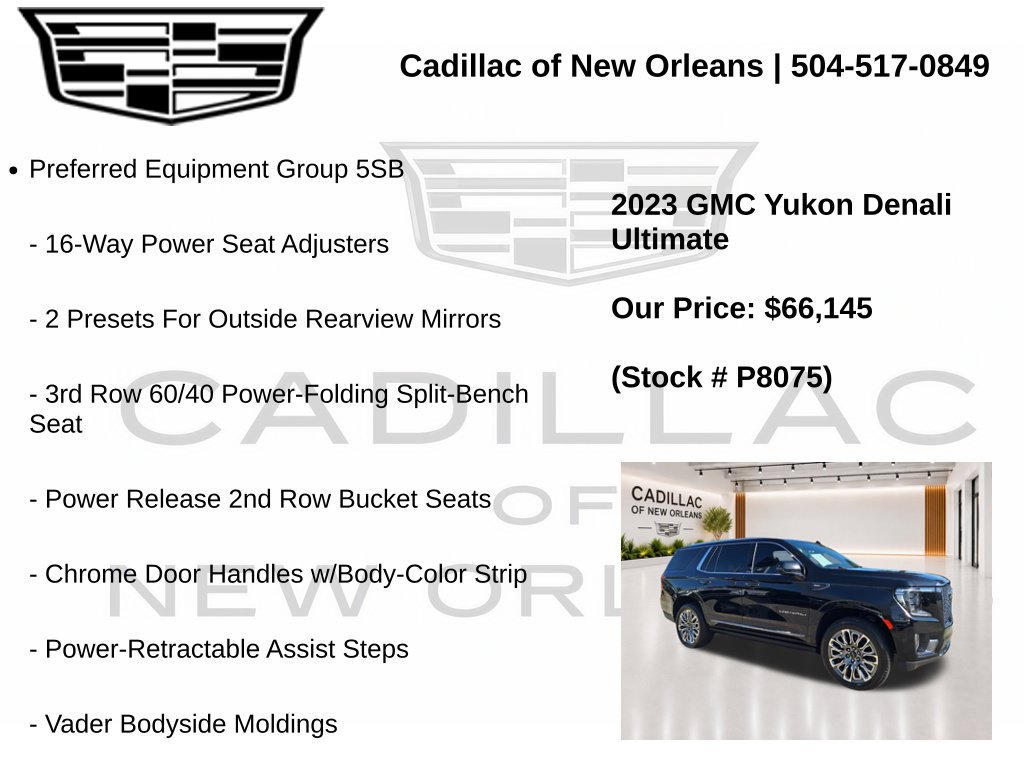 Used 2023 GMC Yukon Denali Ultimate AWD/4WD image 7