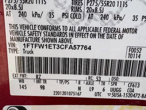 Used 2012 Ford F150 Platinum image 10