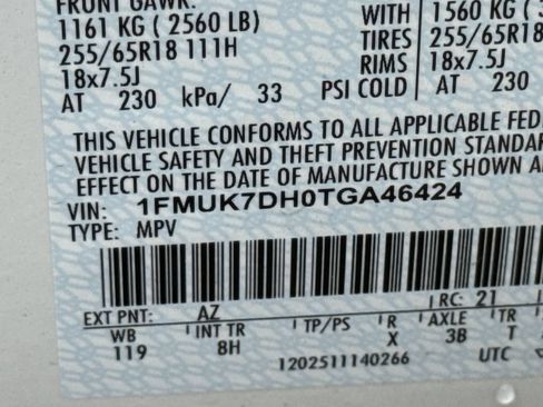 New 2026 Ford Explorer Active RWD image 35