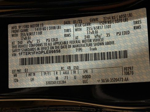 Certified 2023 Ford Ranger XLT w/ Equipment Group 301A Mid image 12