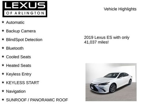 Used 2019 Lexus ES 350 image 7
