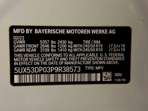 Certified 2023 BMW X3 xDrive30i w/ Premium Package image 22