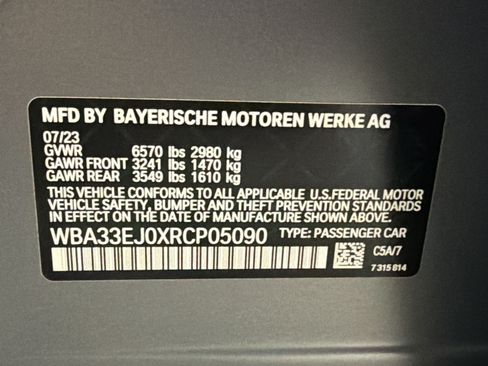 Certified 2024 BMW 760i xDrive w/ Executive Package AWD/4WD image 25